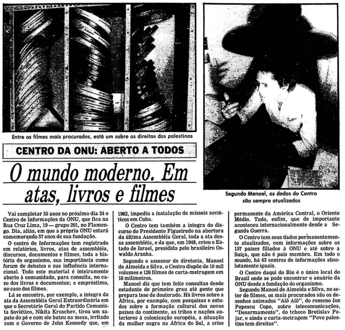 Jornal O Globo - 12 de Outubro de 1982, Matutina, Jornais de Bairro 